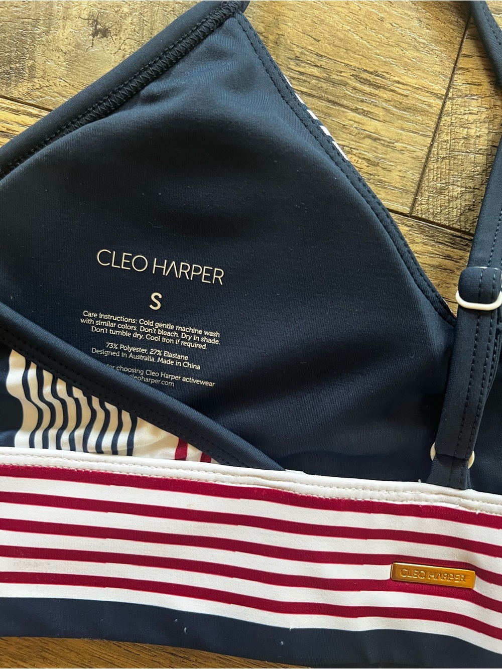RARE Cleo Harper andora bralet in sail size small - Picture 7 of 8